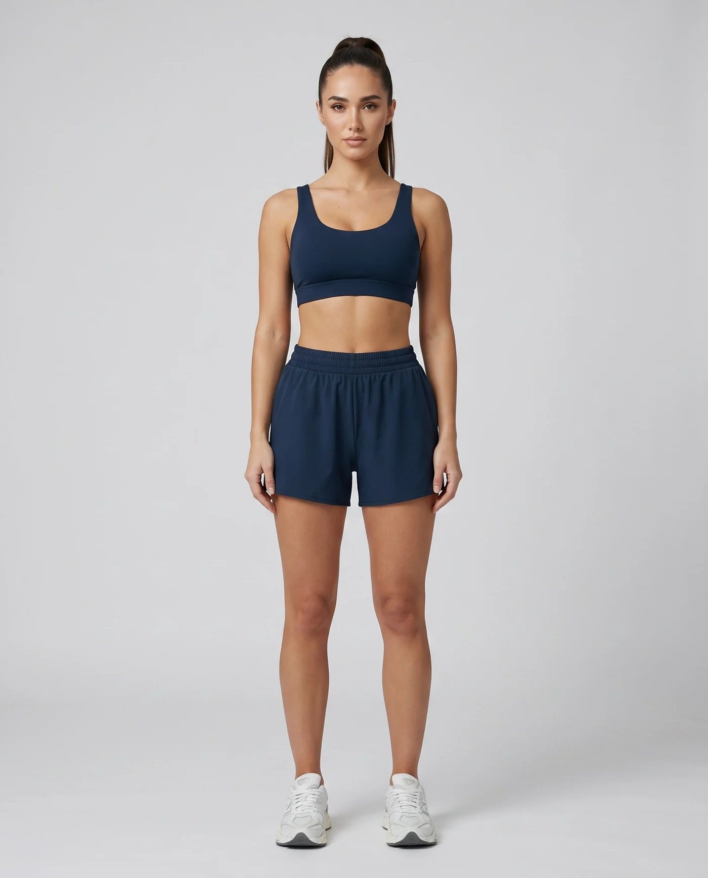 The Court Short worn head to toe